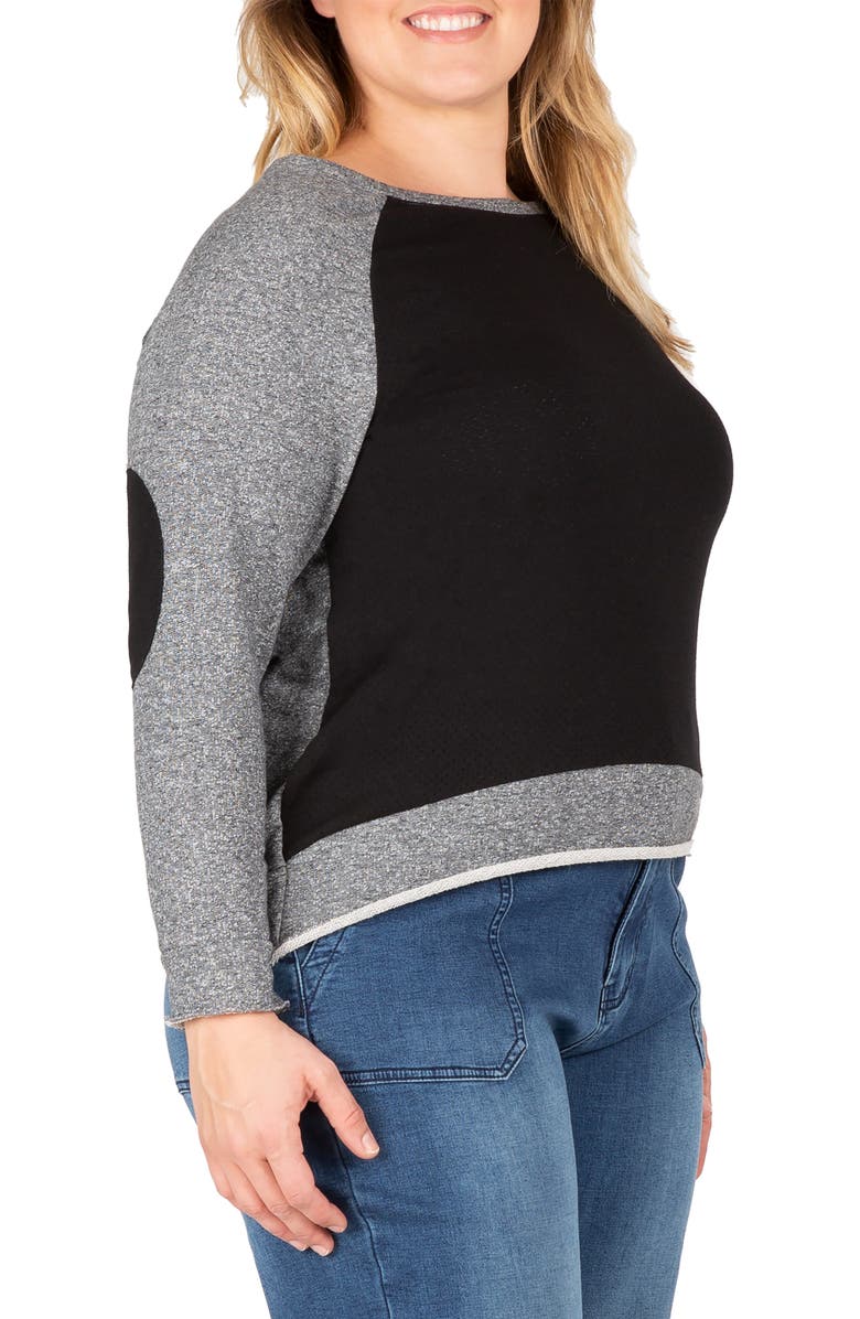 Standards & Practices Neesa Raglan Sleeve Baseball Top, Alternate, color, 