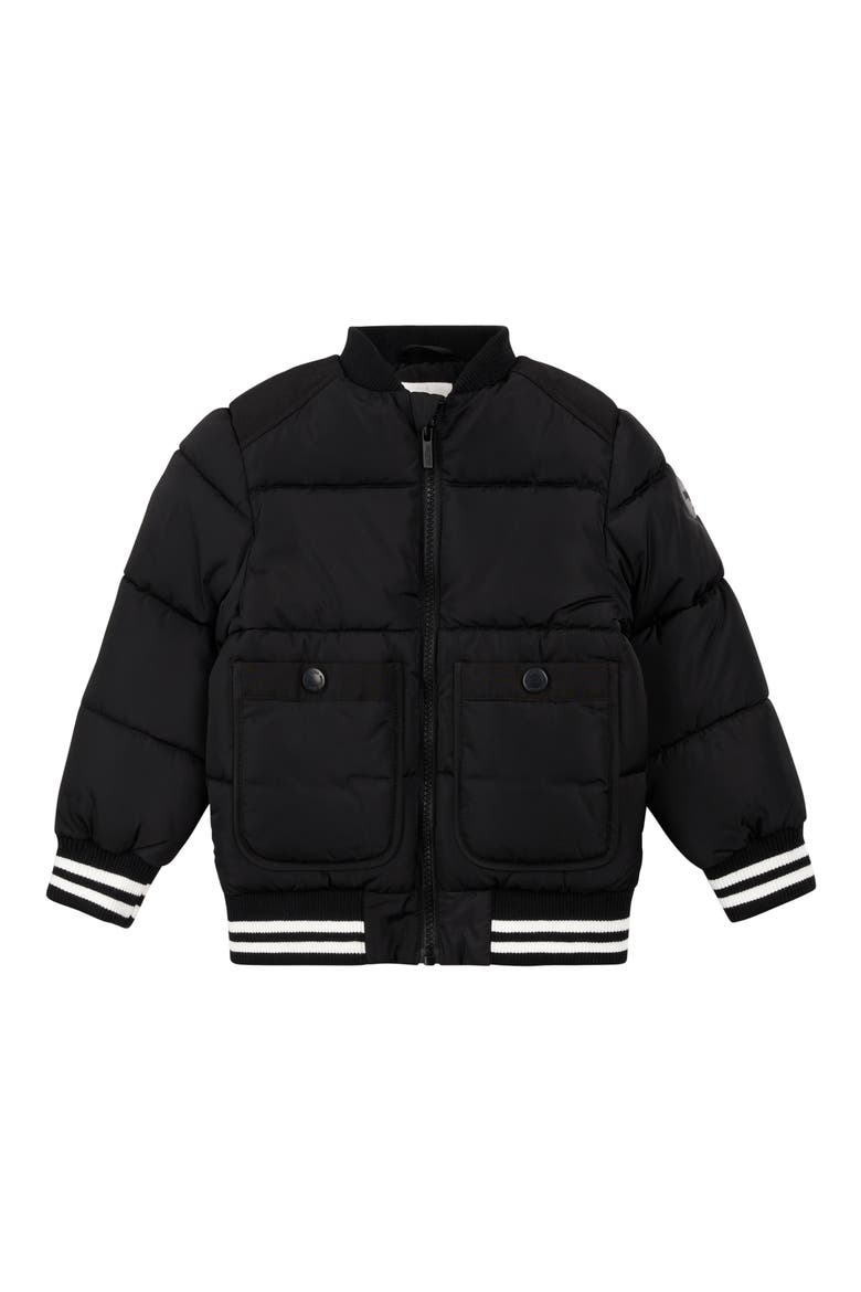 Kids' Midweight Puffer Jacket, Main, color, BLACK