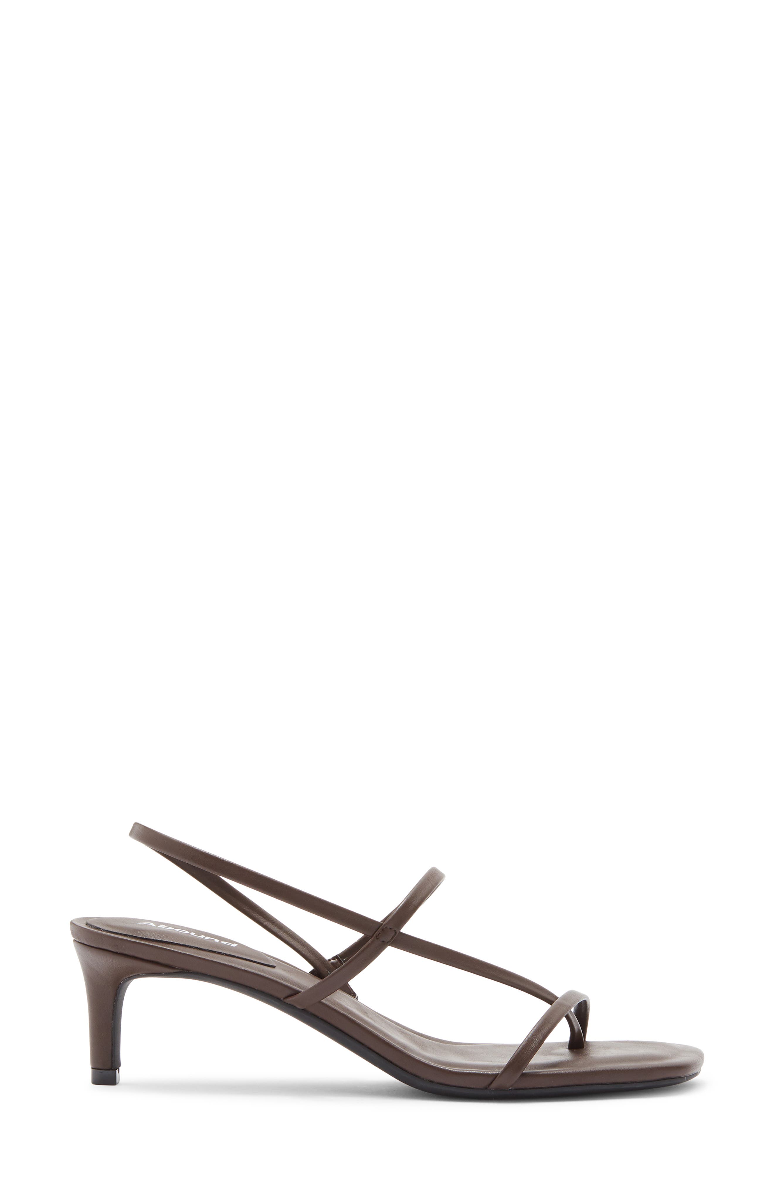 Petra Kitten Heel Sandal, Alternate, color, BROWN CAFFE