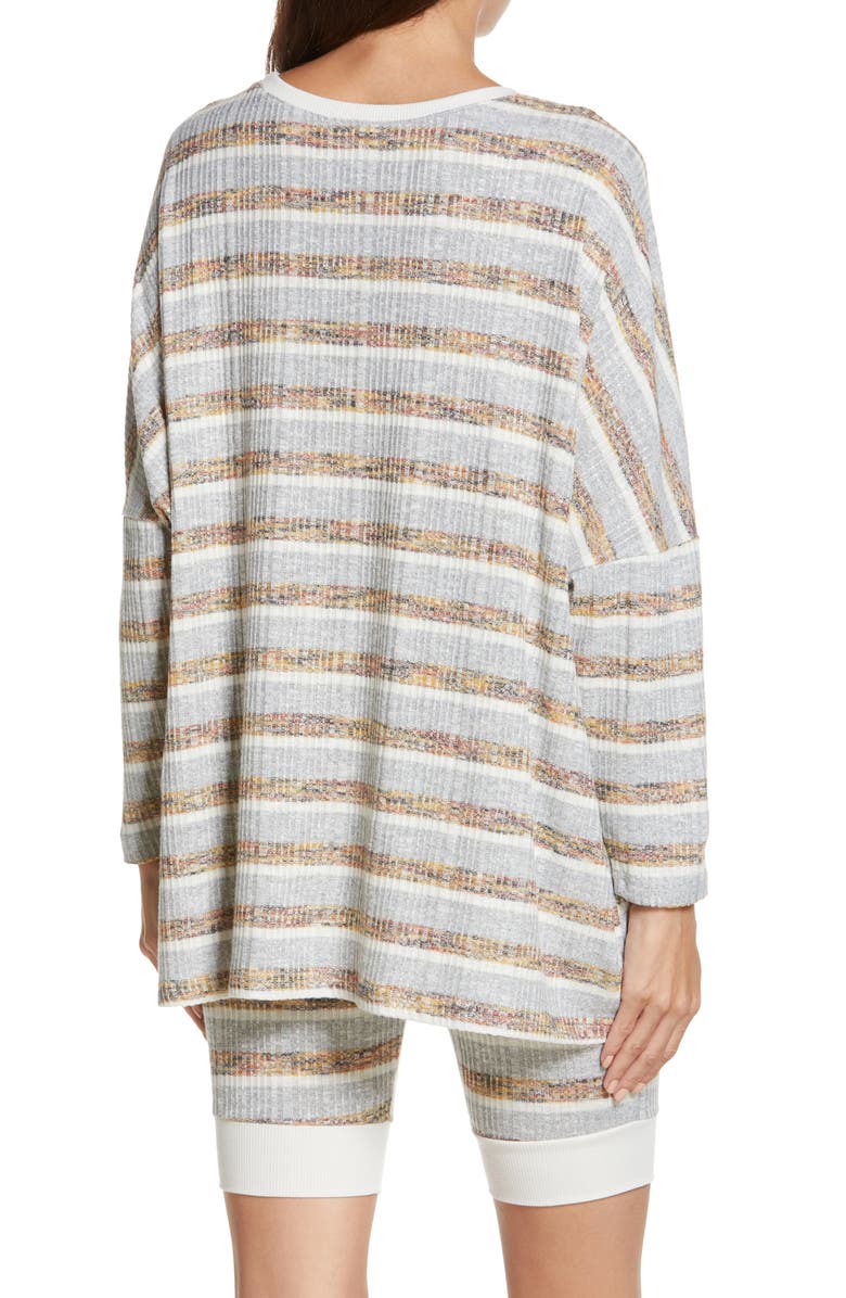 Honeydew Intimates Overslpet Stripe Pajamas, Alternate, color,