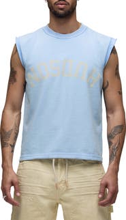 Hudson Jeans Leo Cut Off Logo Graphic T-Shirt