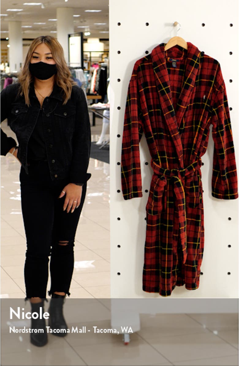 Plaid Microfiber Robe, sales video thumbnail