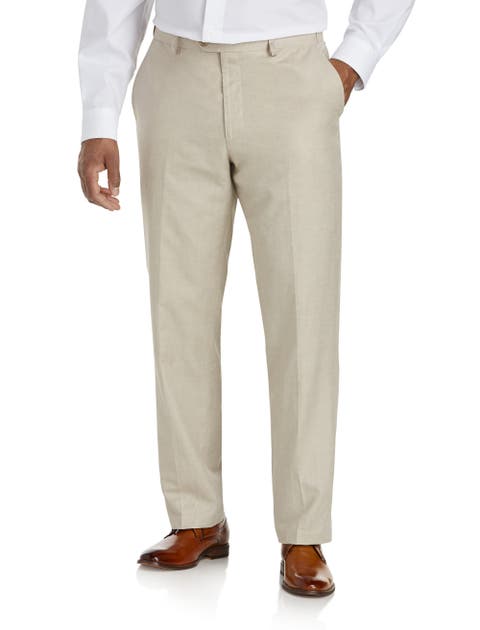 Big & Tall Linen-Blend Suit Pants