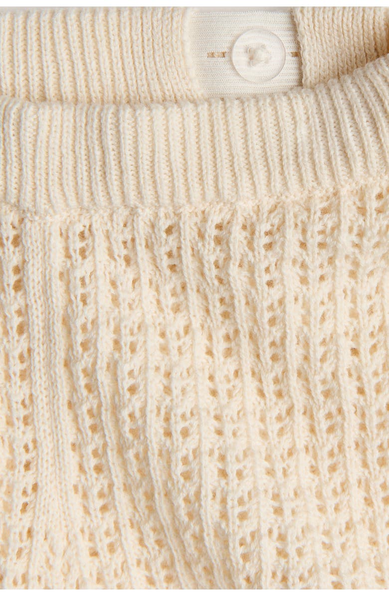 H&M 2-piece Pointelle-knit Cotton Set, Alternate, color, Cream