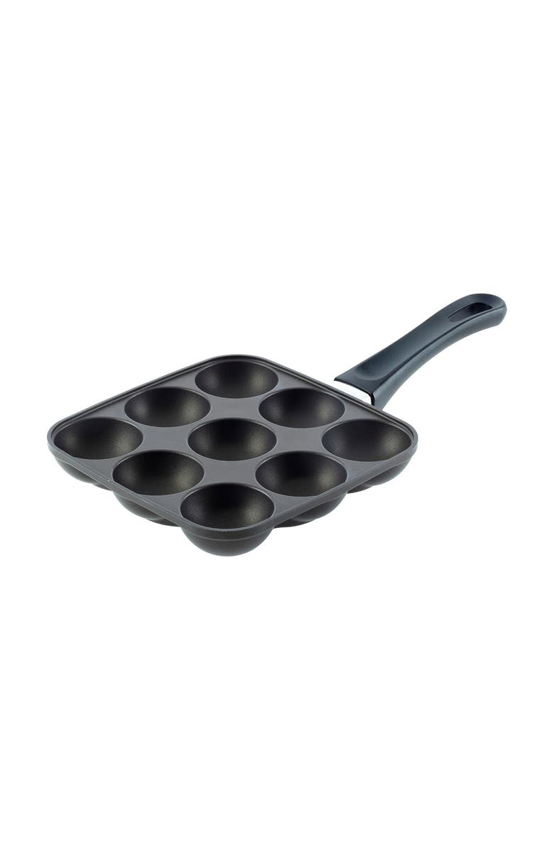 Scanpan Classic Aebleskiver Puff Dumpling Pan, Main, color, Black