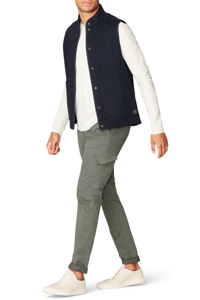 Fuji Slim Fit Vest, Alternate, color, NAVY