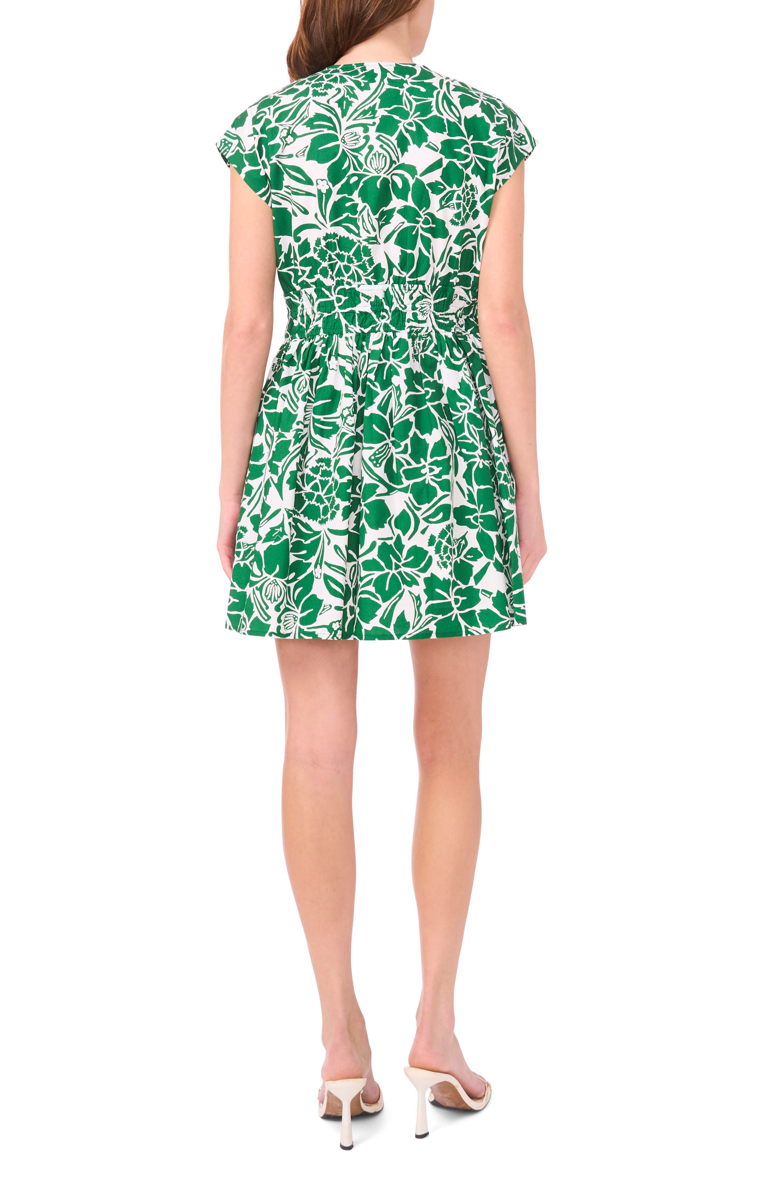 Deep V-Neck Minidress - image 2