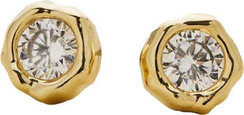 Alexis Bittar Asterales Molten Bezel Stud Earrings | Nordstrom
