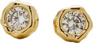 Alexis Bittar Asterales Molten Bezel Stud Earrings