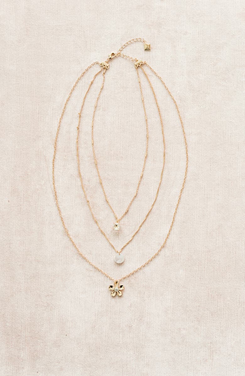 Rachel Parcell Layered Necklace, Alternate, color, 