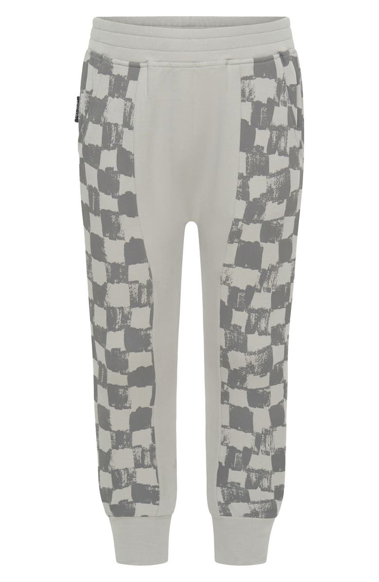 TINY TRIBE Kids' Segment Check Joggers, Main, color,