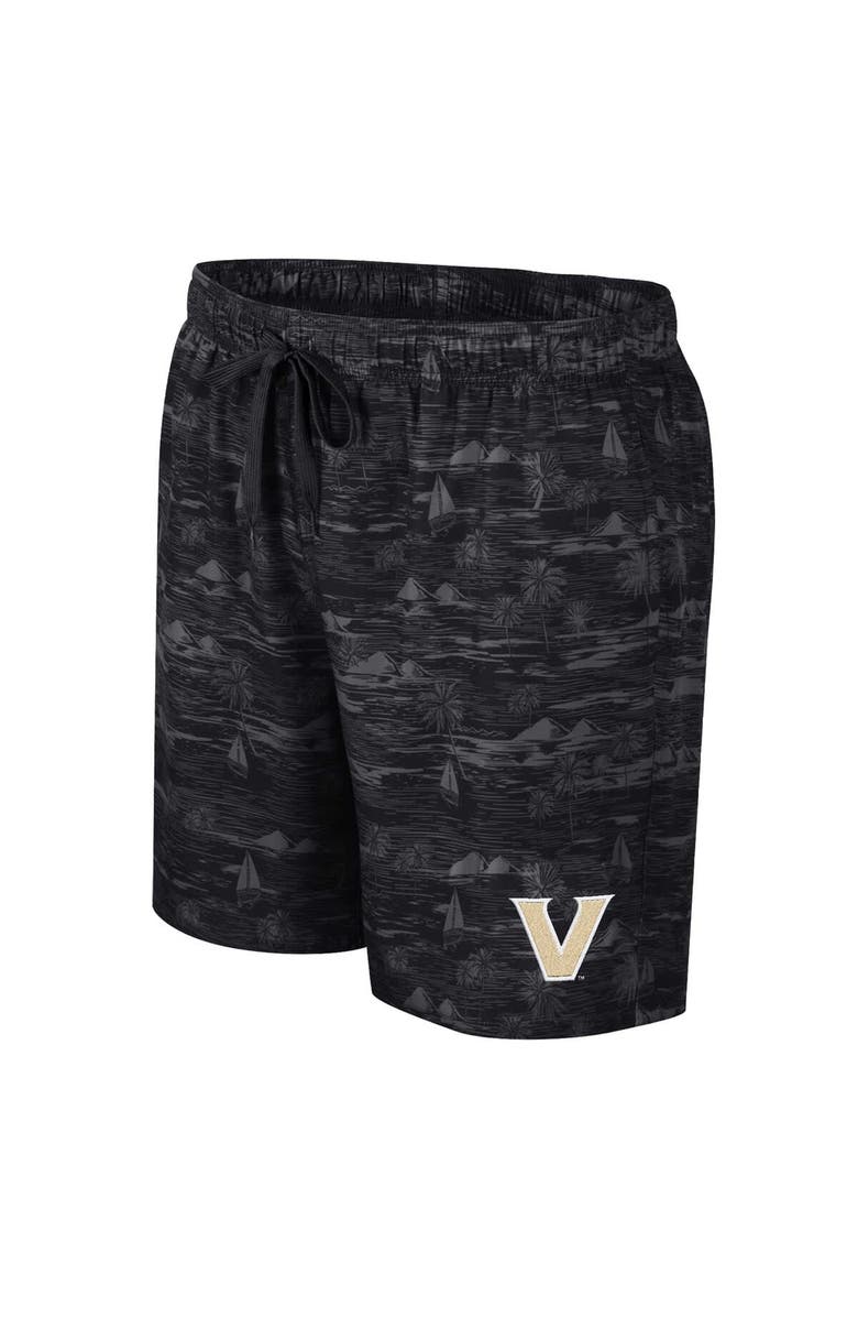 COLOSSEUM Men's Colosseum Black Vanderbilt Commodores Ozark Swim Shorts, Alternate, color, Black