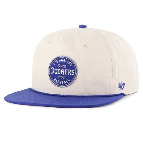 Men's '47  Cream Los Angeles Dodgers Payson Captain Adjustable Hat