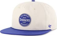 '47 Men's '47 Cream Los Angeles Dodgers Payson Captain Adjustable Hat