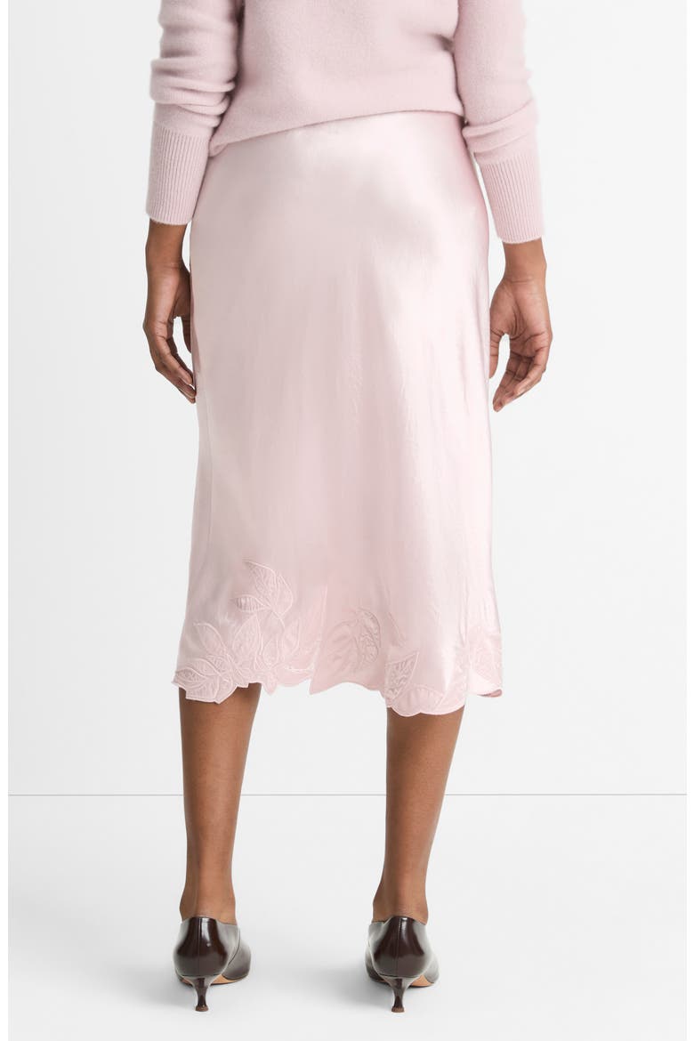 Asymmetric Hem Satin Slip Skirt, Alternate, color, ORCHID STONE
