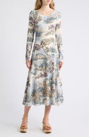 FARM Rio Toile De Rio Winter White Dress