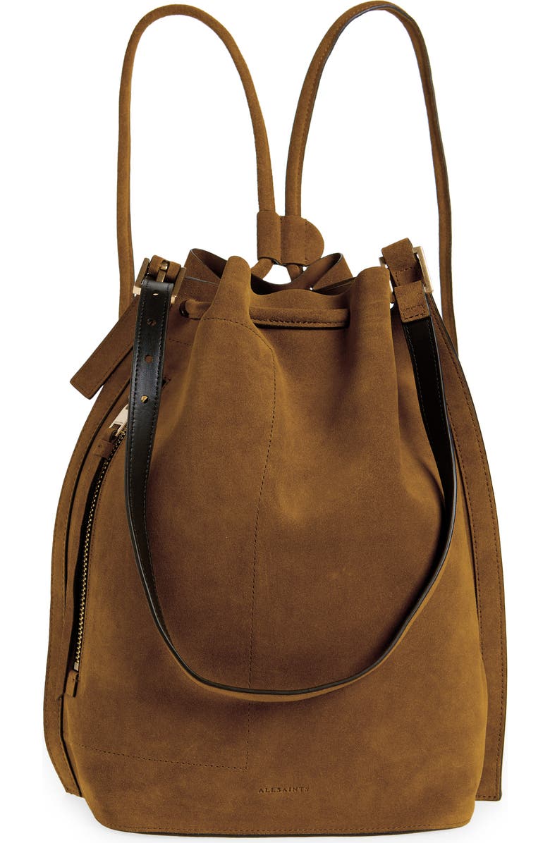 AllSaints Alpha Convertible Backpack, Main, color,