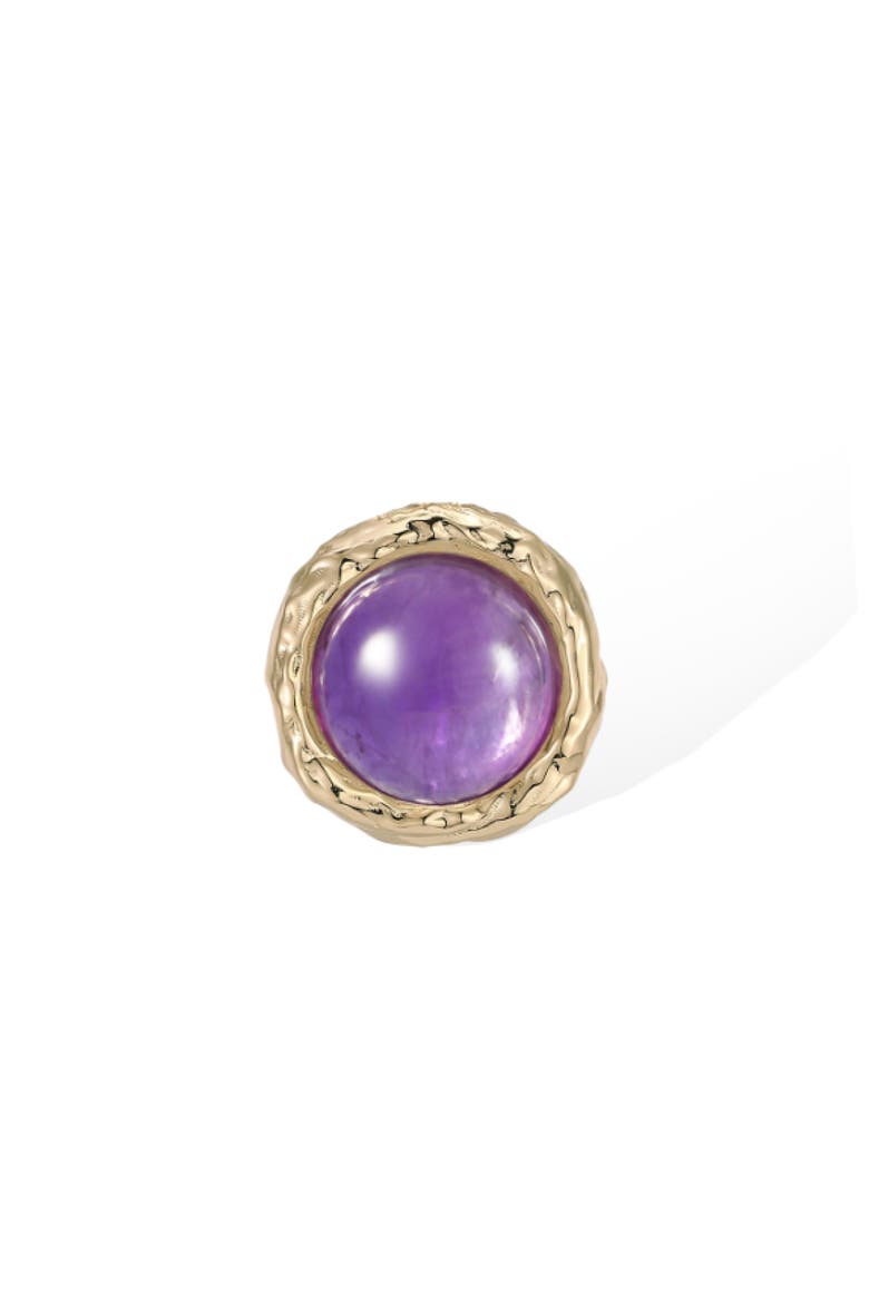 Aeolian Whispers Earrings, Alternate, color, Gold & Purple