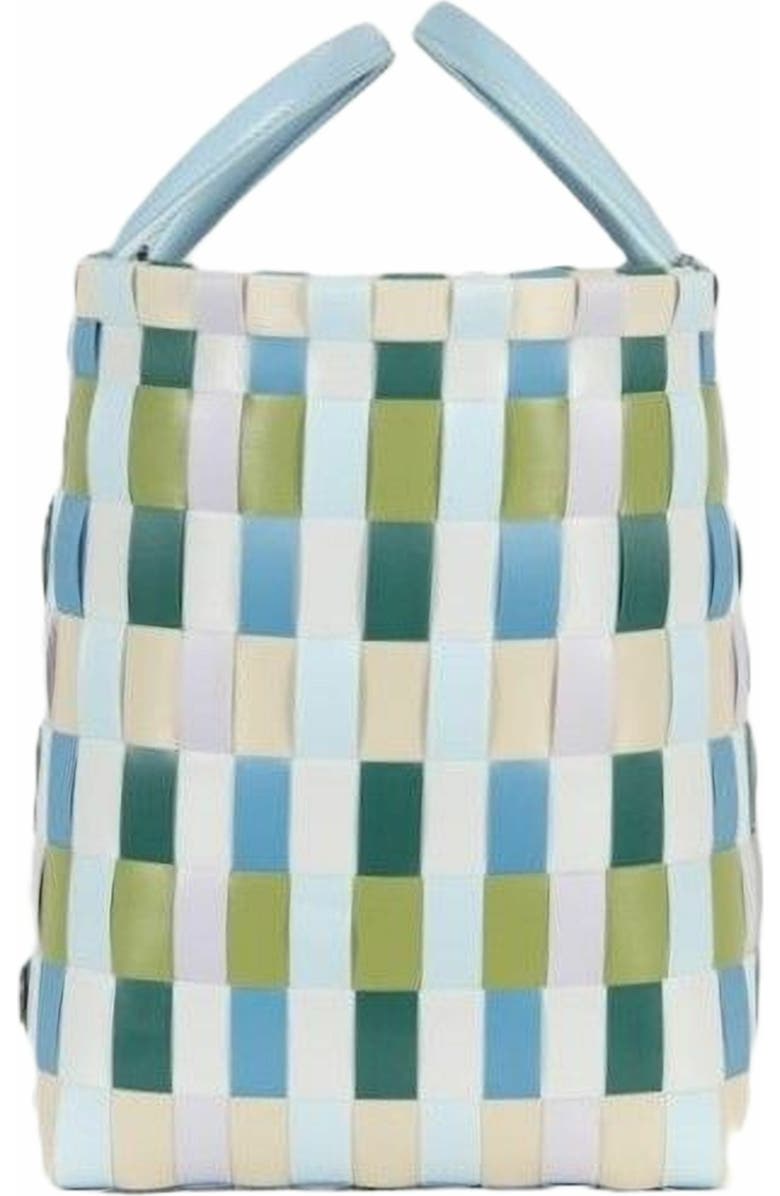 Handed By Multitone Recycled Plastic Shopper, Alternate, color, Guacamole Mix