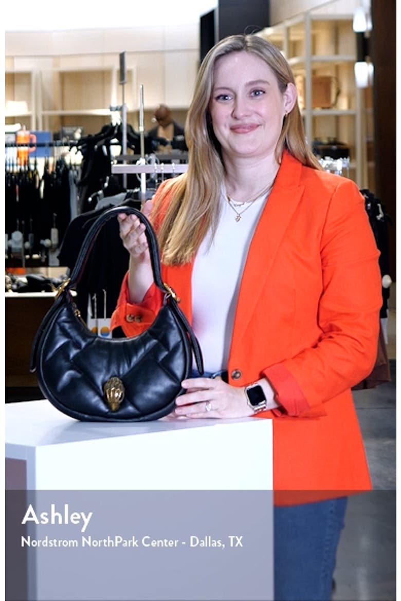 Small Kensington Puff Quilted Leather Hobo Bag video
