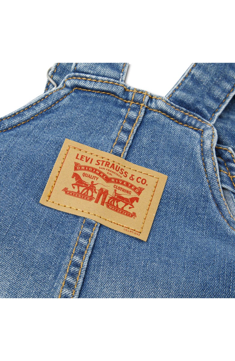 Levi's Denim Shortalls, Alternate, color, Indigo