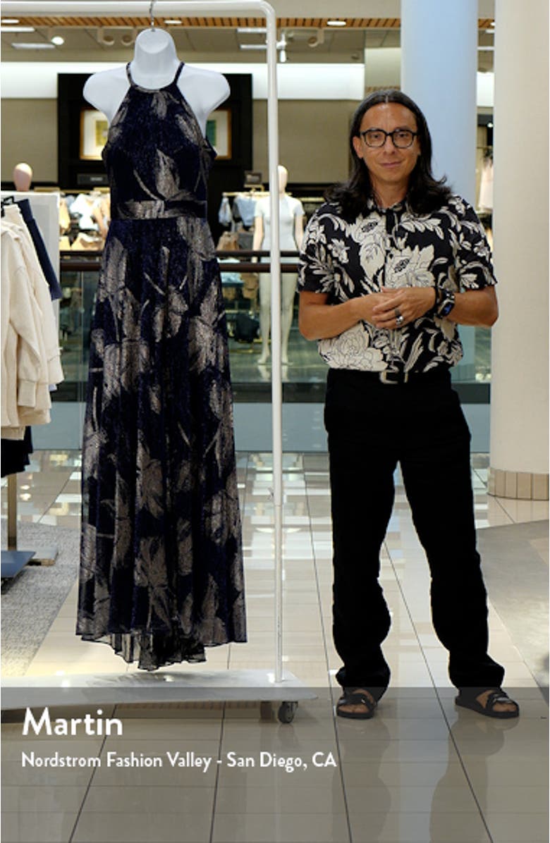 Metallic Sleeveless Gown, sales video thumbnail