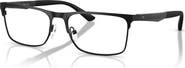 Emporio Armani 56mm Rectangle optical glasses