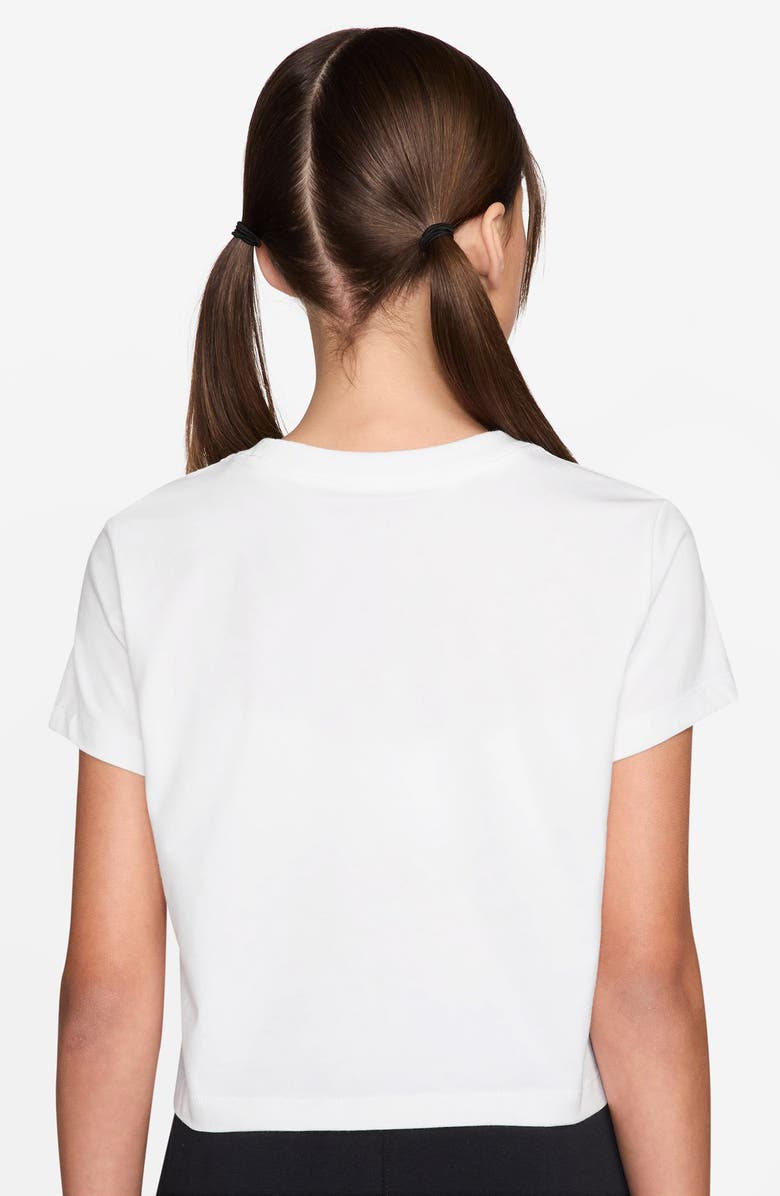 Nike Kids
 Graphic Print Crop T-Shirt, Alternate, color, White