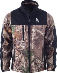DUNBROOKE Men's Dunbrooke Camo Los Angeles Dodgers Hunter Softshell Full-Zip Jacket