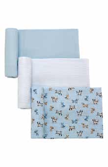 Little Me 3-Pack Cotton Muslin Swaddle Blankets
