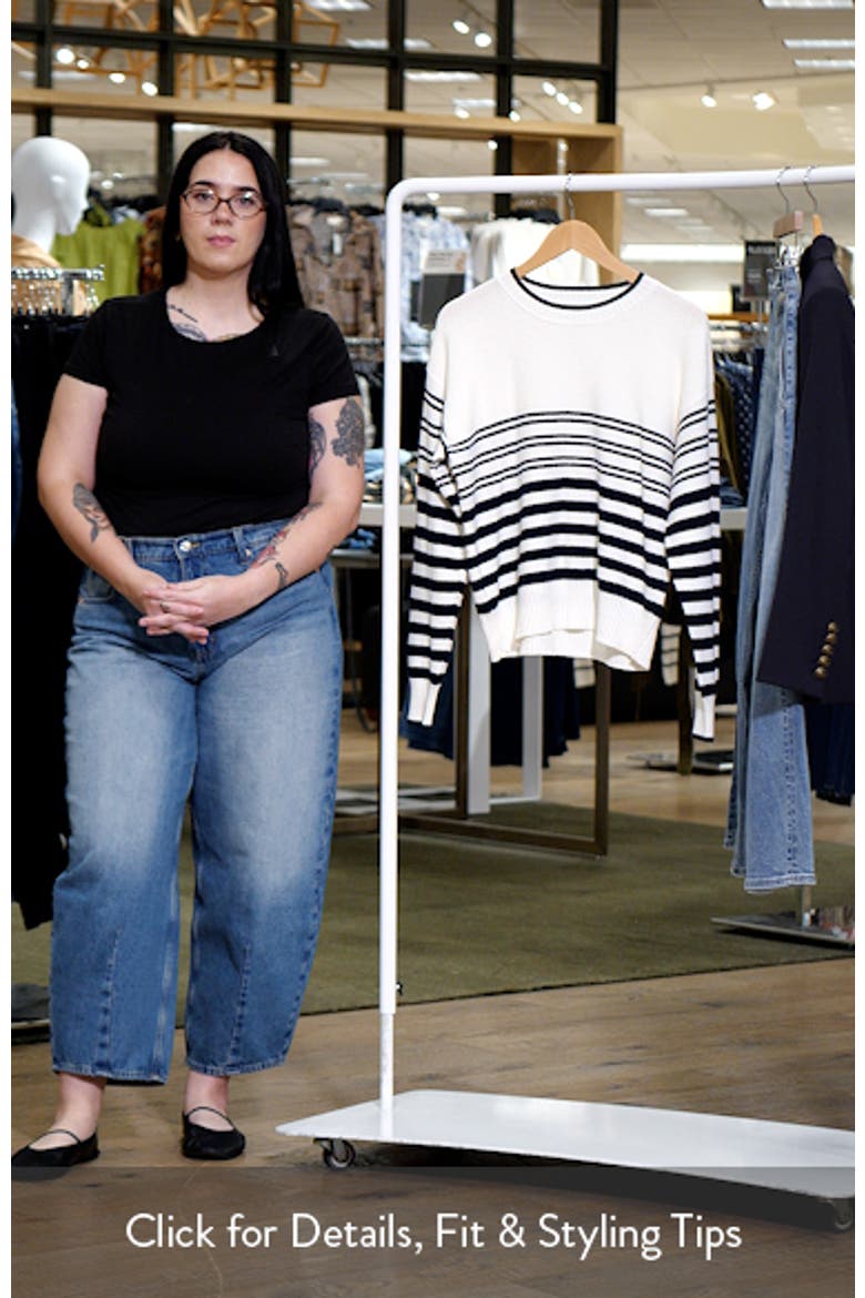 Rielly Stripe Crewneck Sweater video