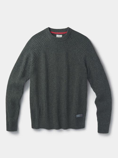 Aubin Ray Fisherman Rib Crew Neck Sweater