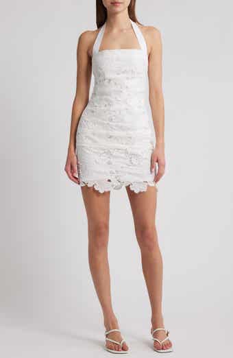 Delfi Collective Alva Lace Halter Minidress