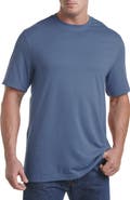 Harbor Bay by DXL Big & Tall Moisture-Wicking Jersey T-Shirt