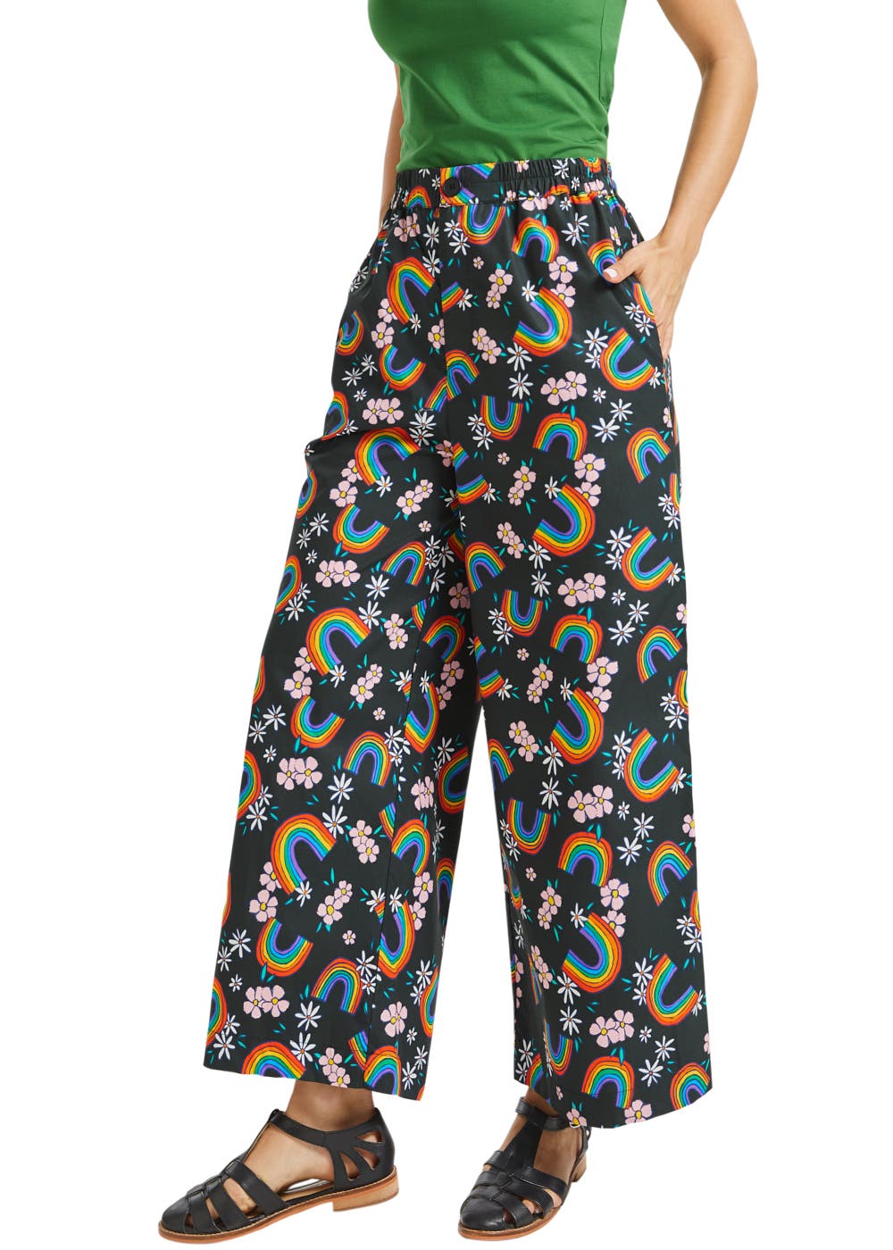 ModCloth Day Trip Drifters Palazzo Pant (Women) | Nordstrom