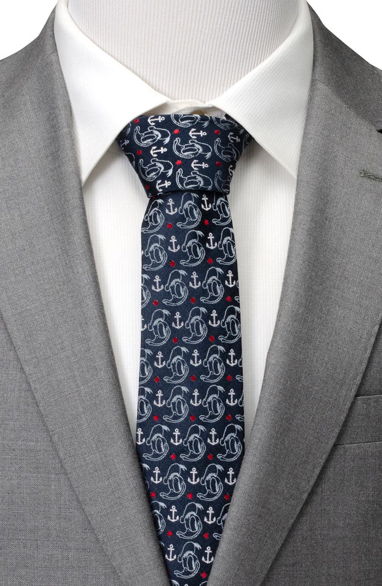 Cufflinks, Inc. Donald Duck Anchor Silk Tie, Alternate, color, 