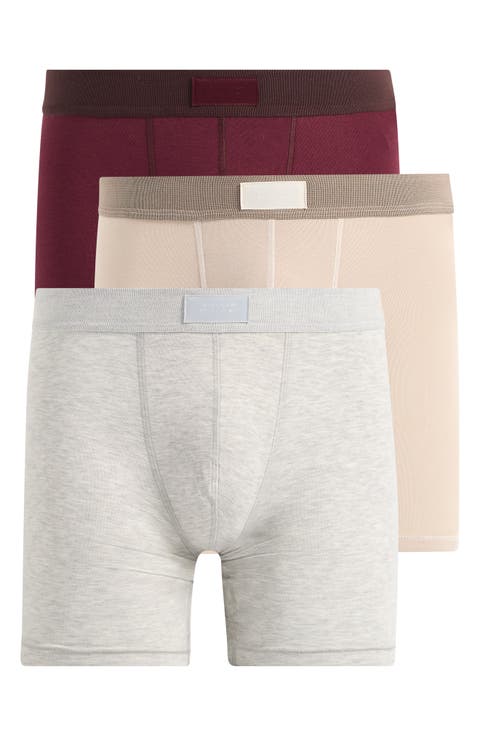Cotton Blend 3-Pack Boxer Briefs