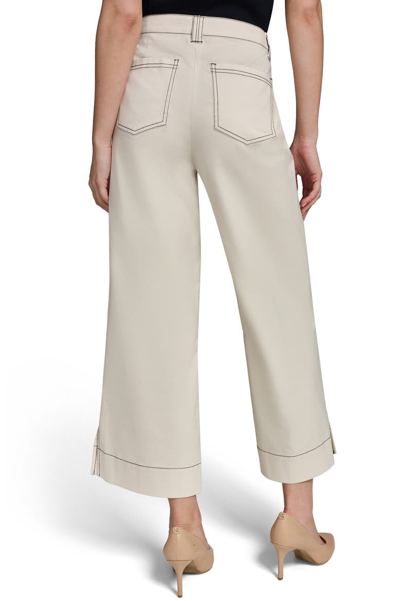 Straight Leg Crop Pants, Alternate, color, BISQUE MULTI
