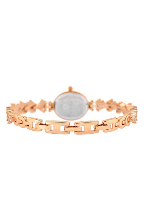 Danecraft Crystal Mother-of-pearl Quartz Bracelet Watch, 20mm X 23mm