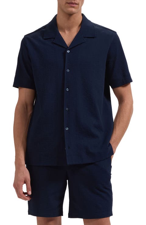 Seersucker Camp Shirt