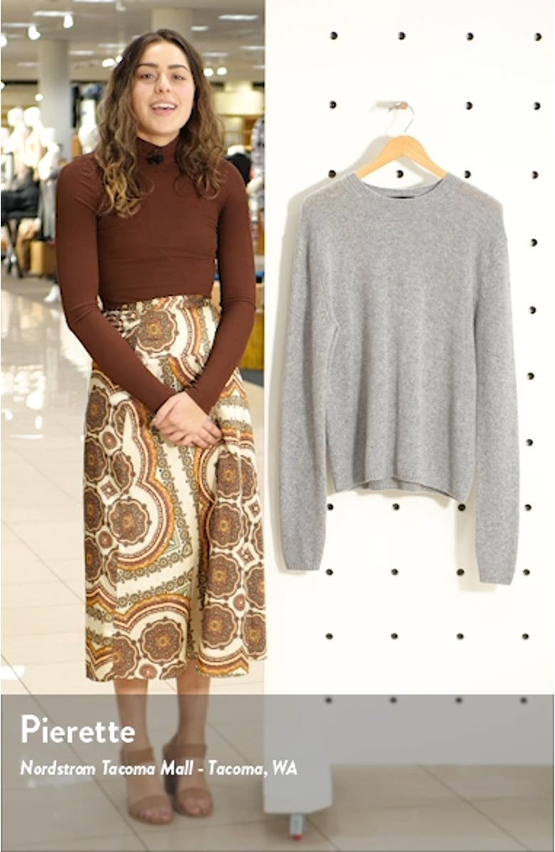 Slim Fit Crewneck Cashmere Sweater, sales video thumbnail