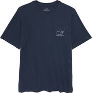 vineyard vines Kids' Whale Logo Pocket Graphic T-Shirt