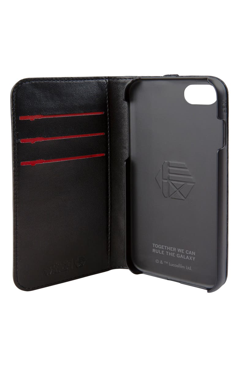 HEX Darth Vader iPhone 6/6s/7/8 Wallet Case, Alternate, color, 