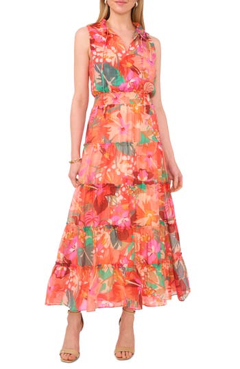 Halogen ® Smocked Tiered Maxi Dress