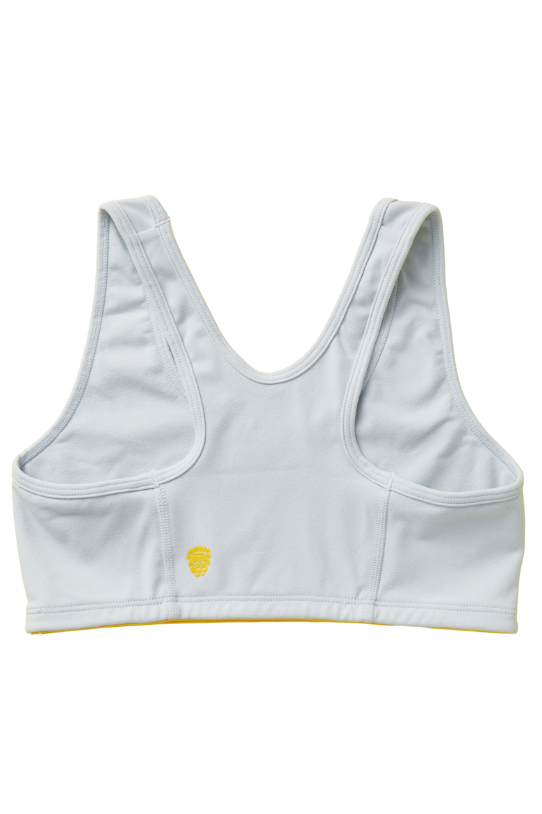 Half Moon High-Impact Sports Bra, Alternate, color, Grayscale