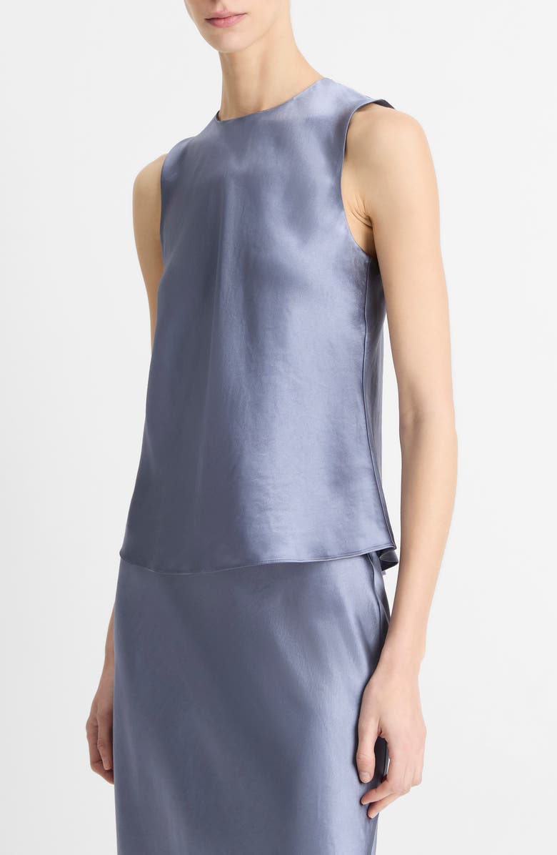 Vince Naia<sup>™</sup> Sleeveless Satin Shell, Alternate, color,
