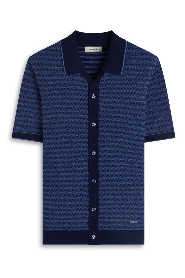 Short Sleeve Cardigan, Alternate, color, NAVY