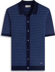 Bugatchi Short Sleeve Cardigan