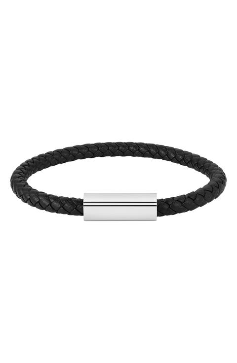 Men's Braided Leather Bracelet