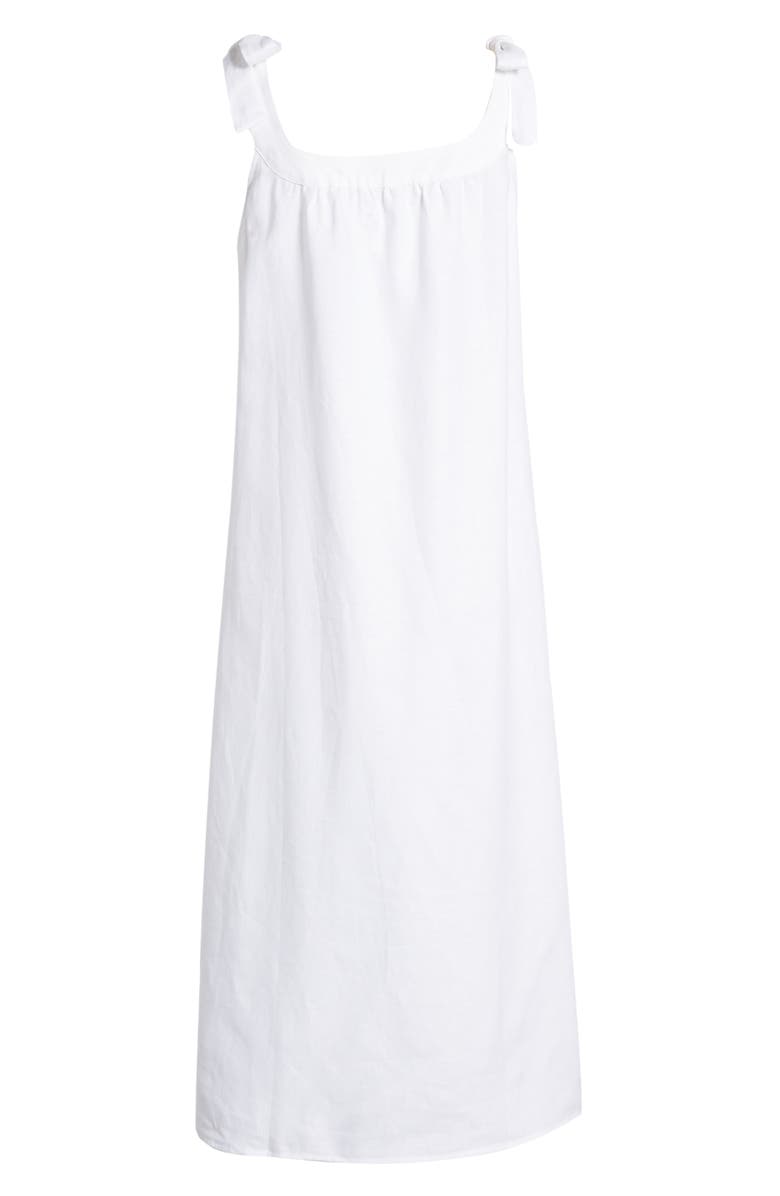 Reformation Bronte Long Linen Dress, Alternate, color,